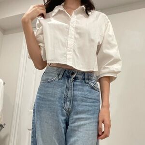 Chic White Button Down Shirt